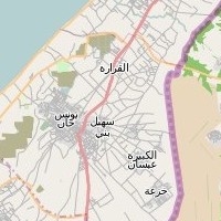 post offices in Palestine: area map for (18) Bani Suheyla